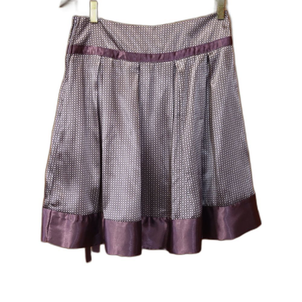 Forever 21 Purple Polka Dot Skater Skirt Medium